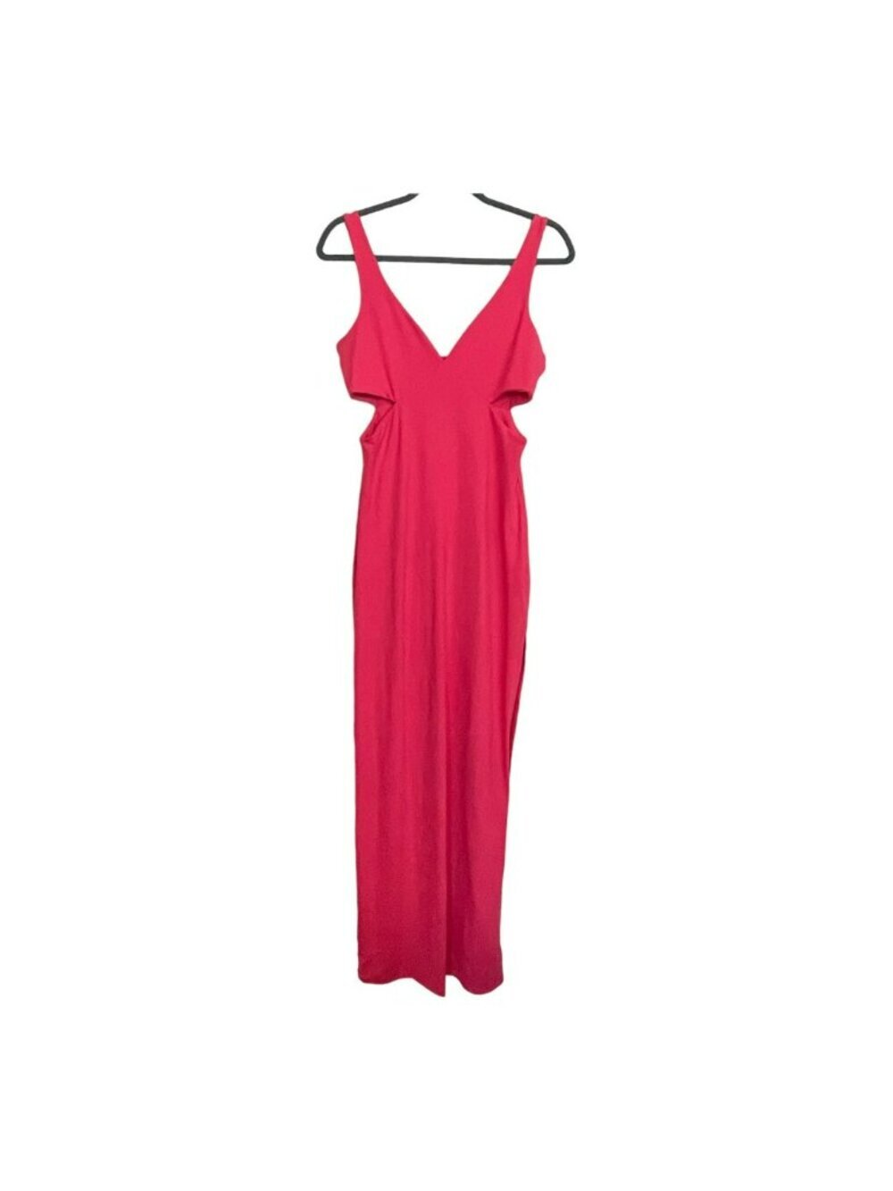 Susana Monaco Side Cut Out Watermelon Maxi Dress Size Medium NWT - Picture 4 of 8